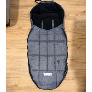 Thule Footmuff Sport Stroller Bunting Bag Grey Fleece Lined 20101002
